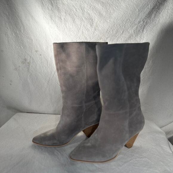 Jeffery campbell taupegrey suede ankle - Picture 4 of 8